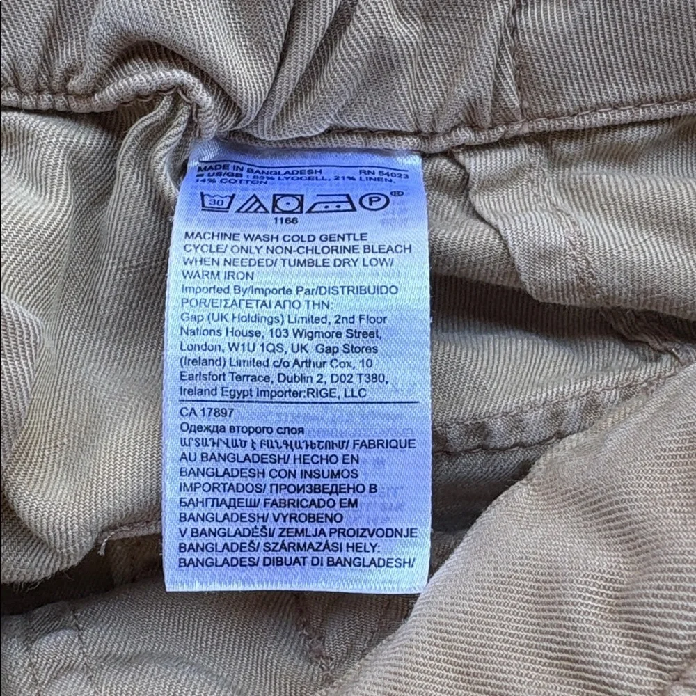Banana Republic Light Tan Drawstring Chinos